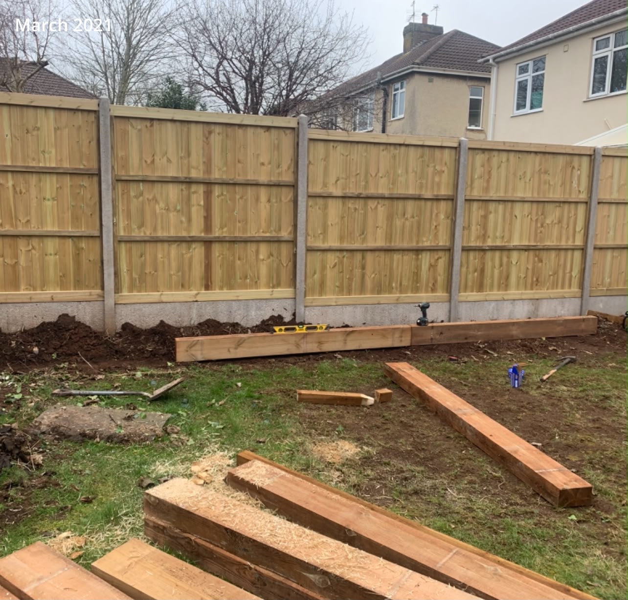 RT Landscaping completed project